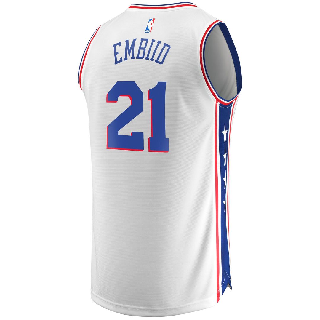 Philadelphia 76ers Joel Embiid Fanatics Fast Break Replica Player Jersey - Icon Edition - Royal