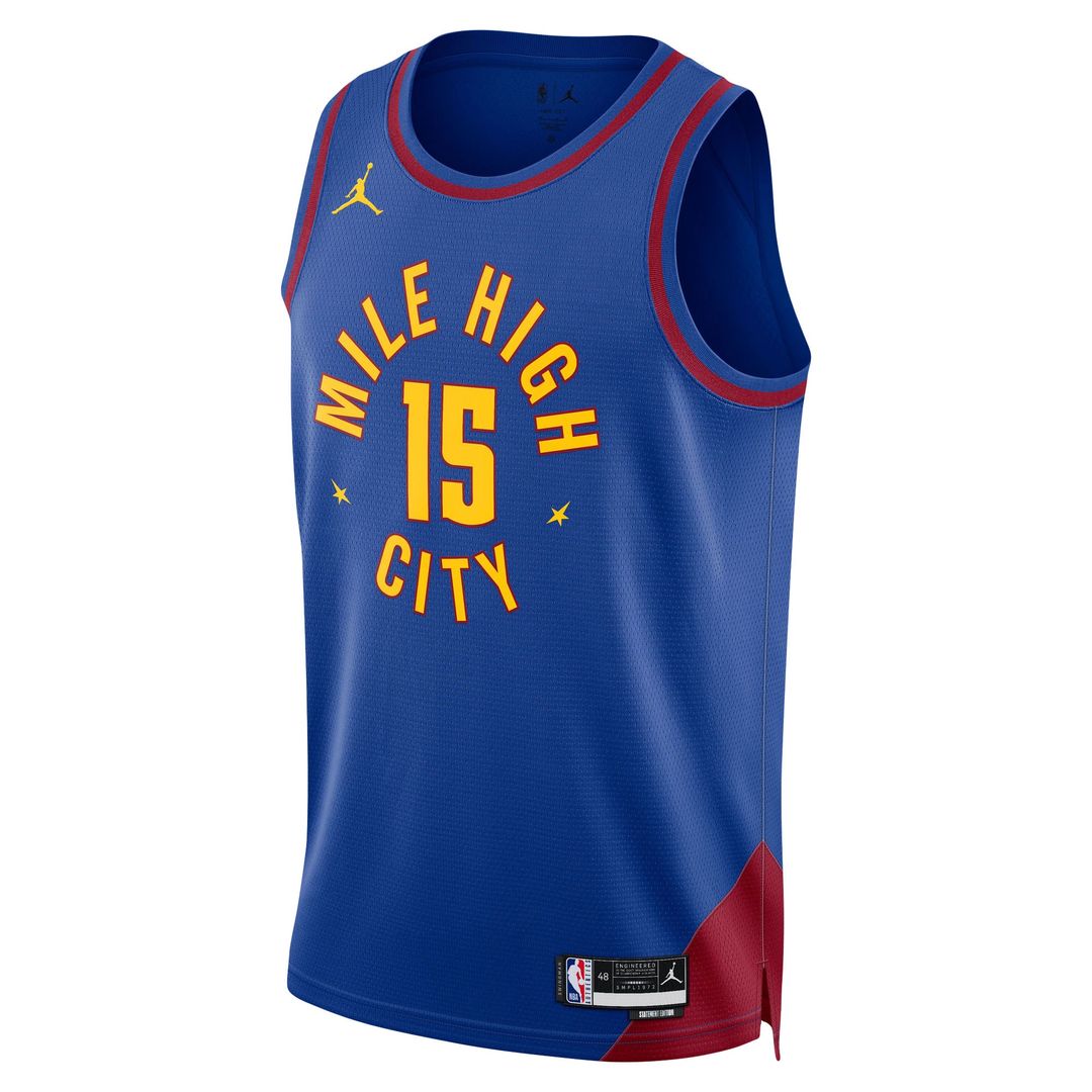 Denver Nuggets Nikola Jokic Jordan Brand Unisex Swingman Jersey - Statement Edition - Blue