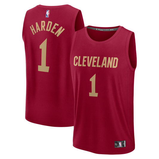 Cleveland Cavaliers James Harden Fanatics Fast Break Replica Jersey - Icon Edition - Wine