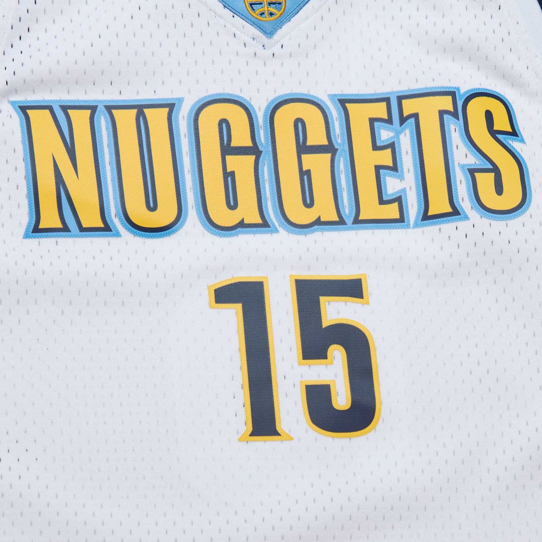 Denver Nuggets Nikola Jokic Mitchell & Ness 2016/17 Throwback Swingman Jersey - White