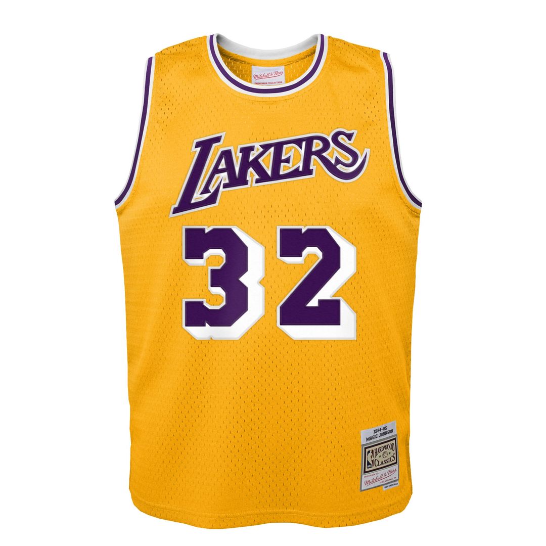 Los Angeles Lakers Magic Johnson Toddler 1984/85 Swingman Jersey - Gold