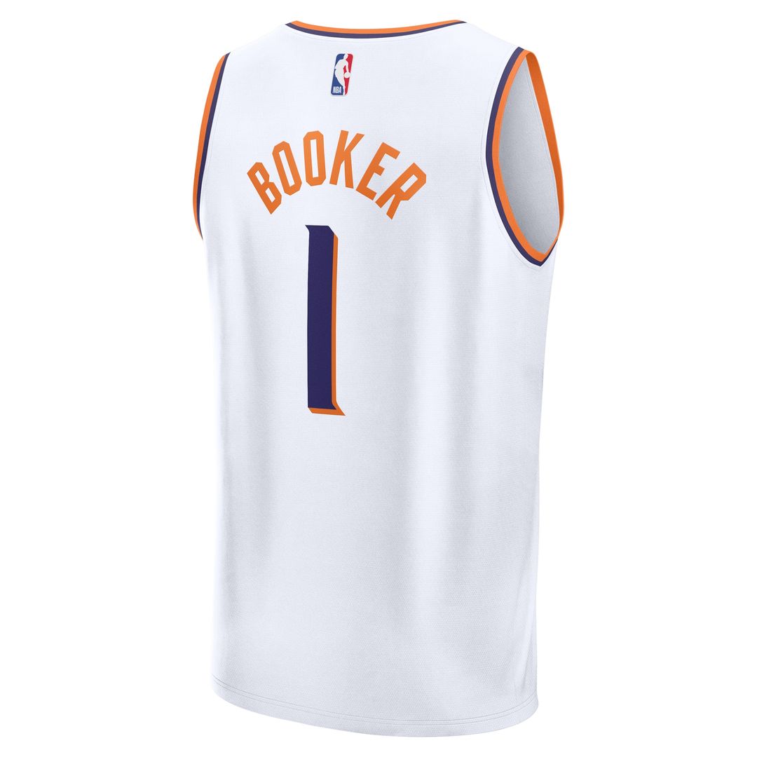 Phoenix Suns Devin Booker Fanatics Fast Break Replica Player Jersey - Association Edition - White