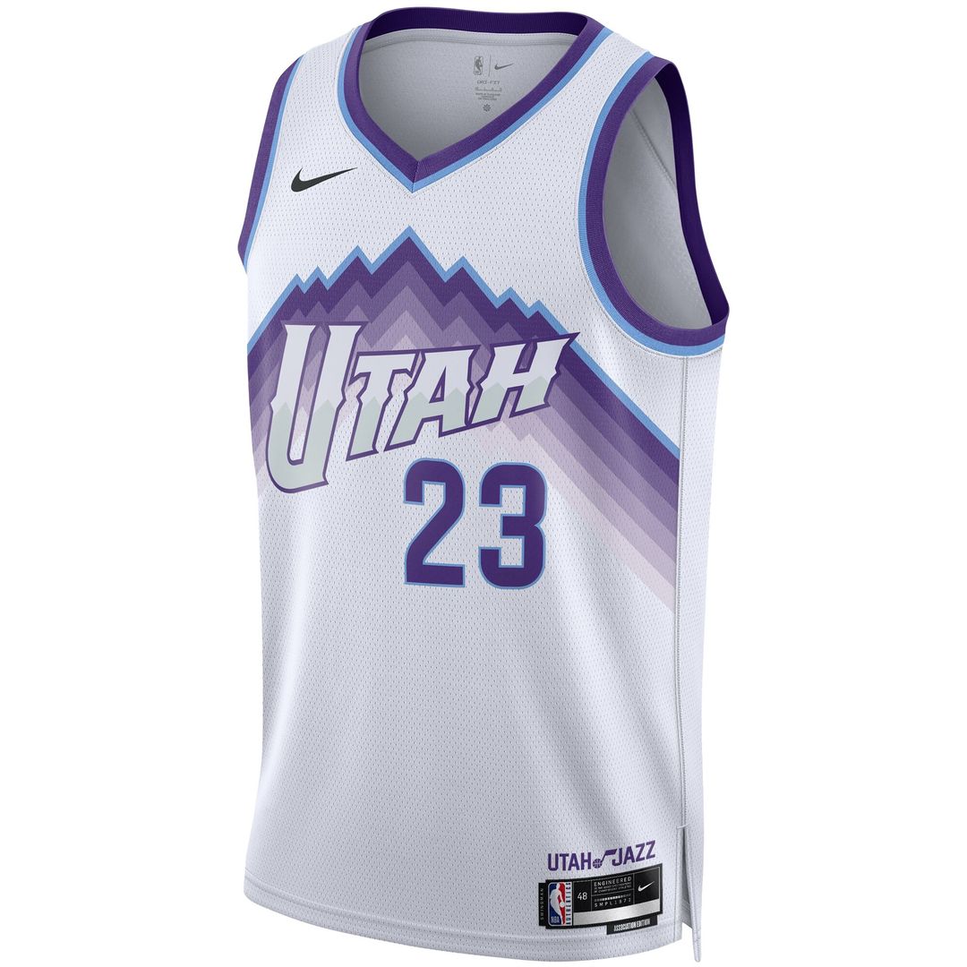 Utah Jazz Lauri Markkanen Nike Unisex Swingman Jersey - Association Edition - White