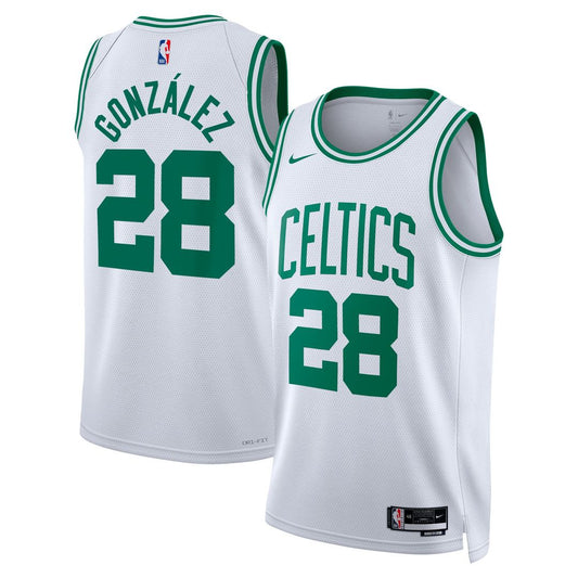 Boston Celtics Hugo González Nike Unisex Swingman Jersey - Association Edition - White