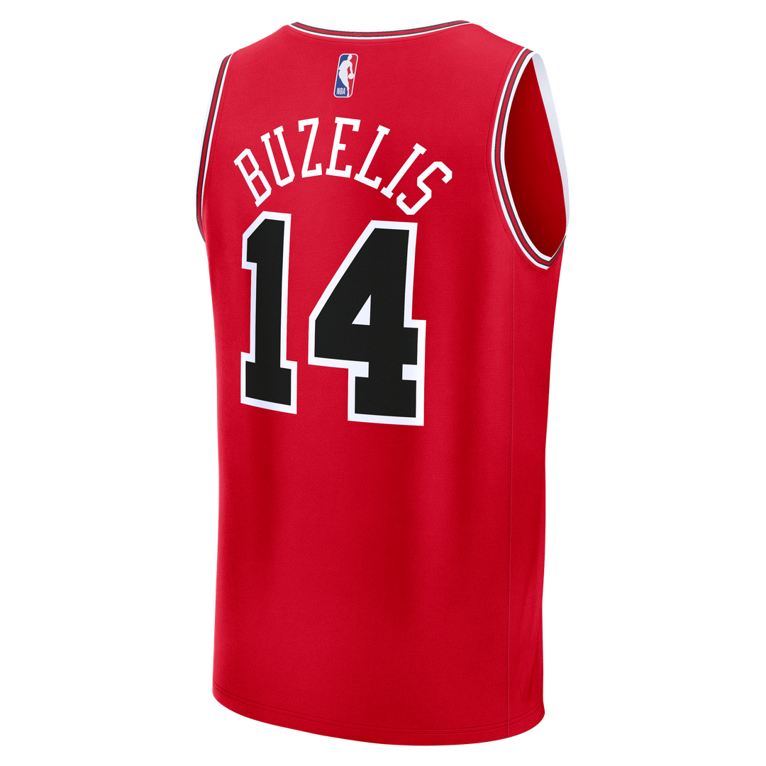 Chicago Bulls Matas Buzelis Fanatics Fast Break Replica Player Jersey - Icon Edition - Red