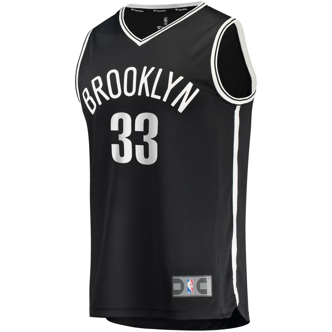 Brooklyn Nets Nicolas Claxton Fanatics Fast Break Player Jersey - Icon Edition - Black