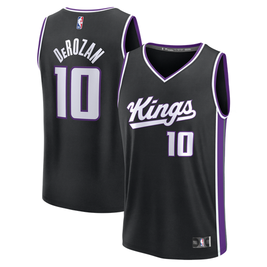 Sacramento Kings DeMar DeRozan Fanatics Fast Break Replica Player Jersey - Icon Edition - Black