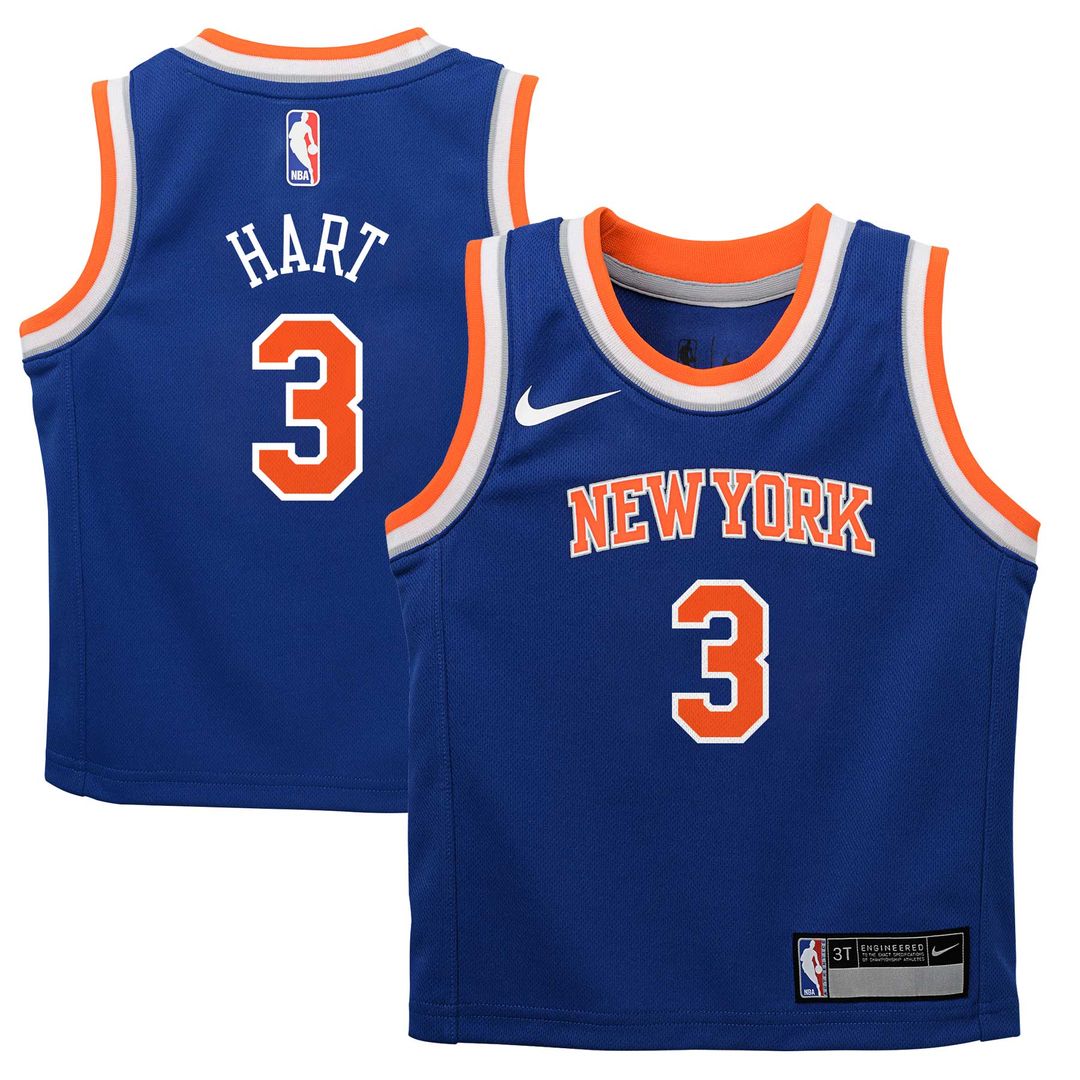 New York Knicks Josh Hart Nike Preschool Replica Swingman Jersey - Icon Edition - Blue