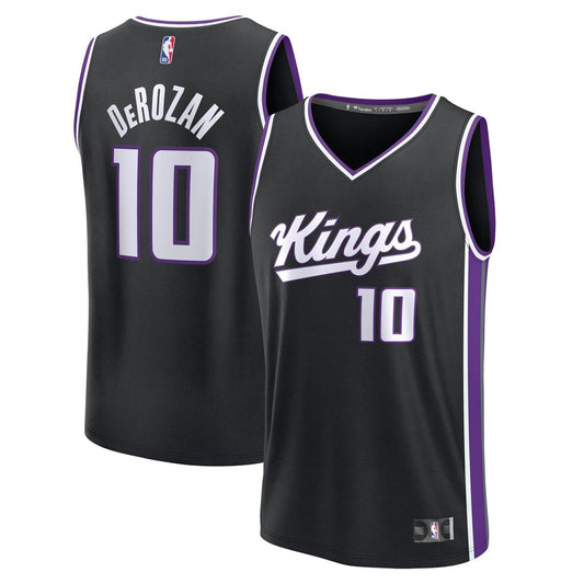 Sacramento Kings DeMar DeRozan Fanatics Youth Fast Break Replica Player Jersey - Icon Edition - Black