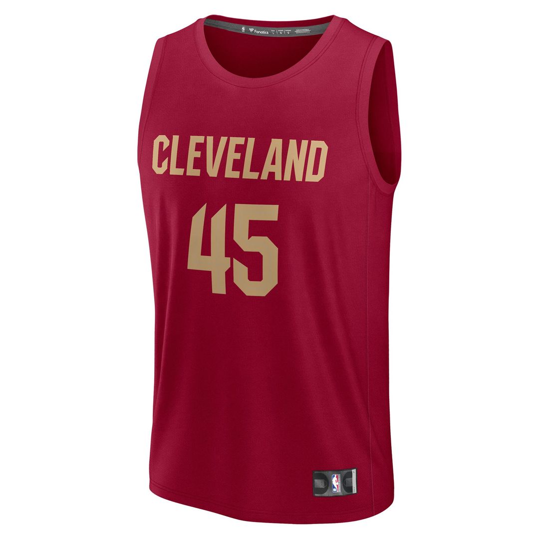 Cleveland Cavaliers Donovan Mitchell Fanatics Fast Break Replica Player Jersey - Icon Edition - Wine