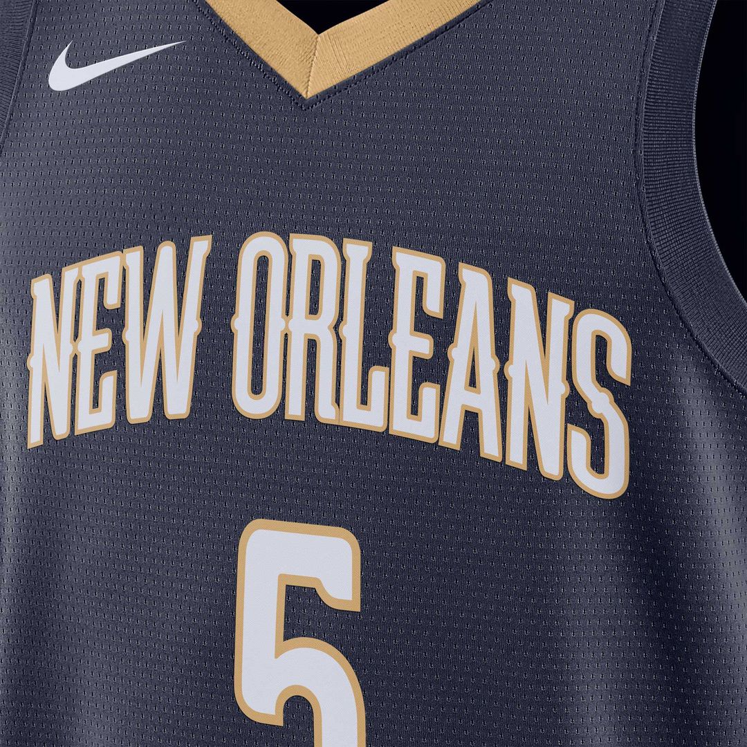 New Orleans Pelicans Dejounte Murray Nike Unisex 2024 Offseason Addition Nike Swingman Jersey - Navy