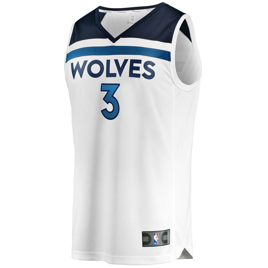 Minnesota Timberwolves Jaden McDaniels Fanatics Fast Break Replica Player Jersey - Association Edition - White