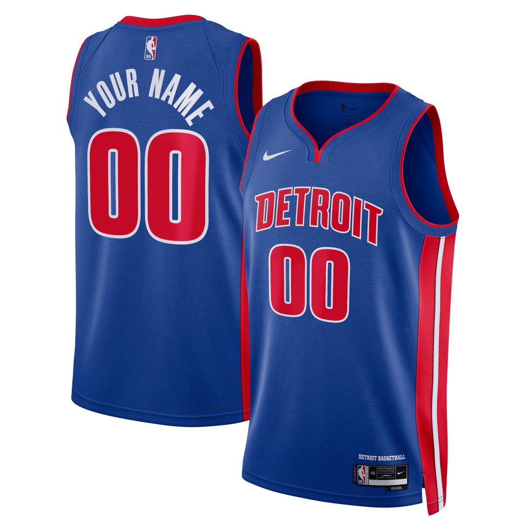 Detroit Pistons Nike Unisex Swingman Custom Jersey White - Association Edition