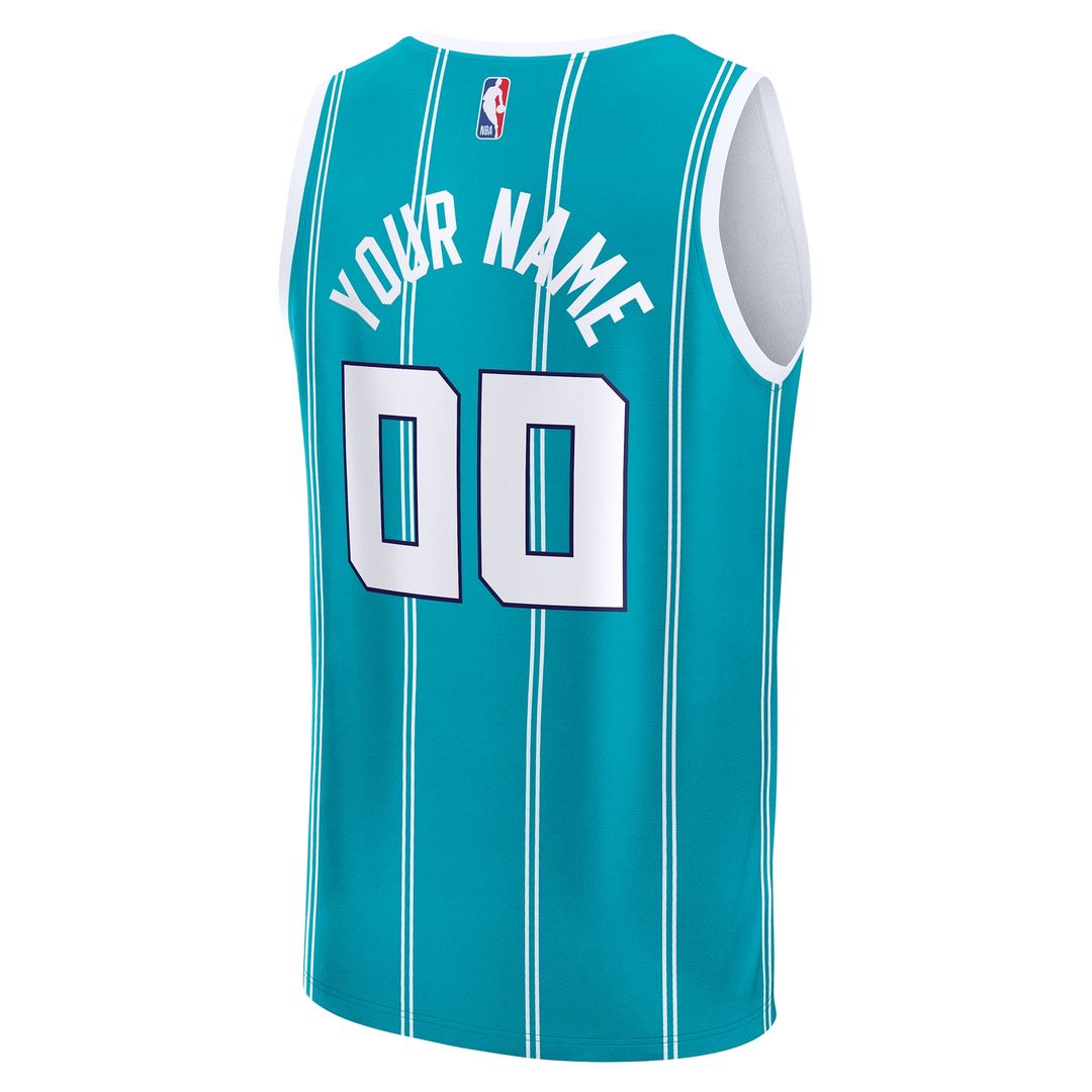Charlotte Hornets Fanatics Fast Break Custom Jersey - Icon Edition - Purple