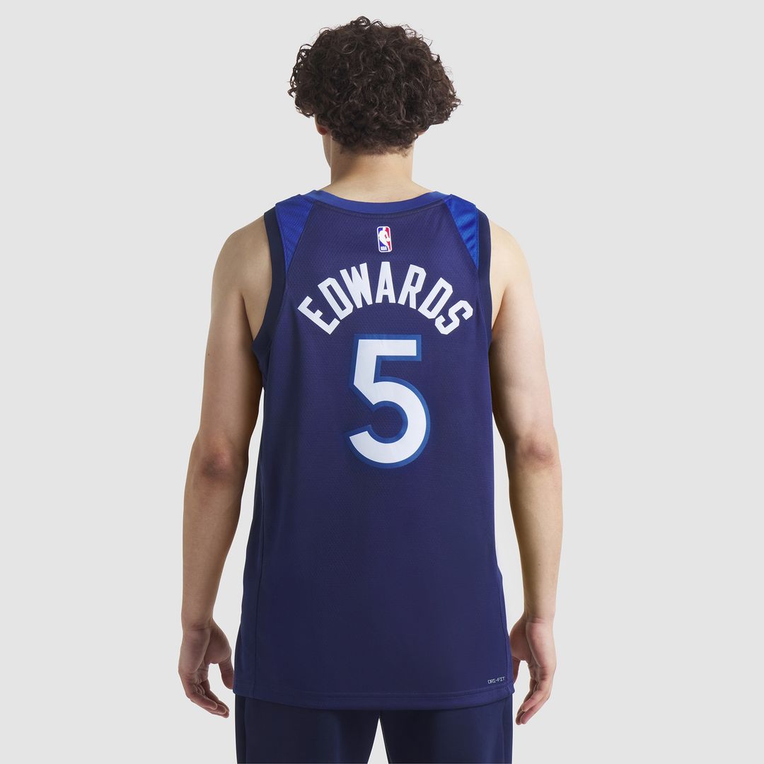 Minnesota Timberwolves Anthony Edwards Nike Unisex Swingman Jersey - Icon Edition - Navy