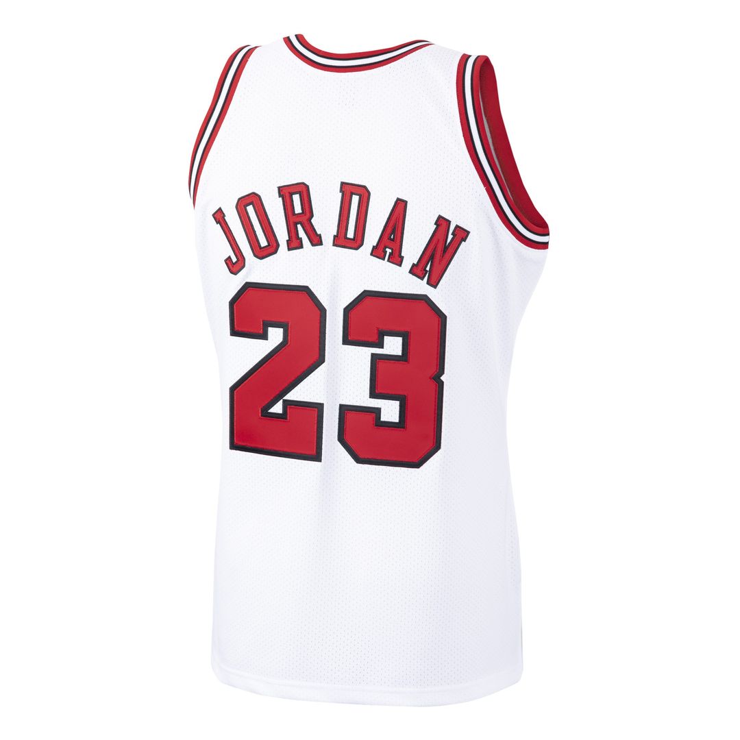 Chicago Bulls Michael Jordan Mitchell & Ness 1997/98 Hardwood Classics Authentic Jersey - White