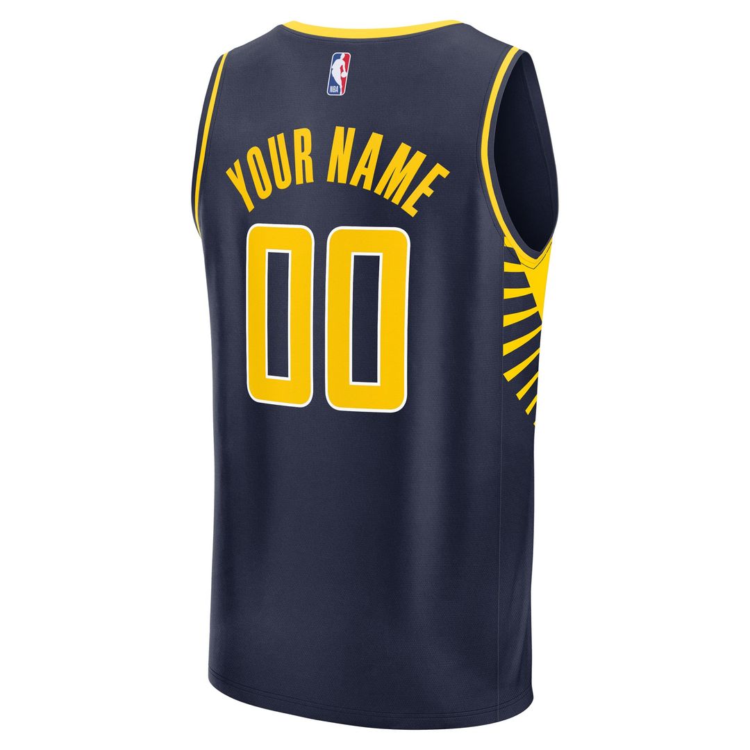 Indiana Pacers Fanatics Fast Break Custom Jersey - Icon Edition - Navy