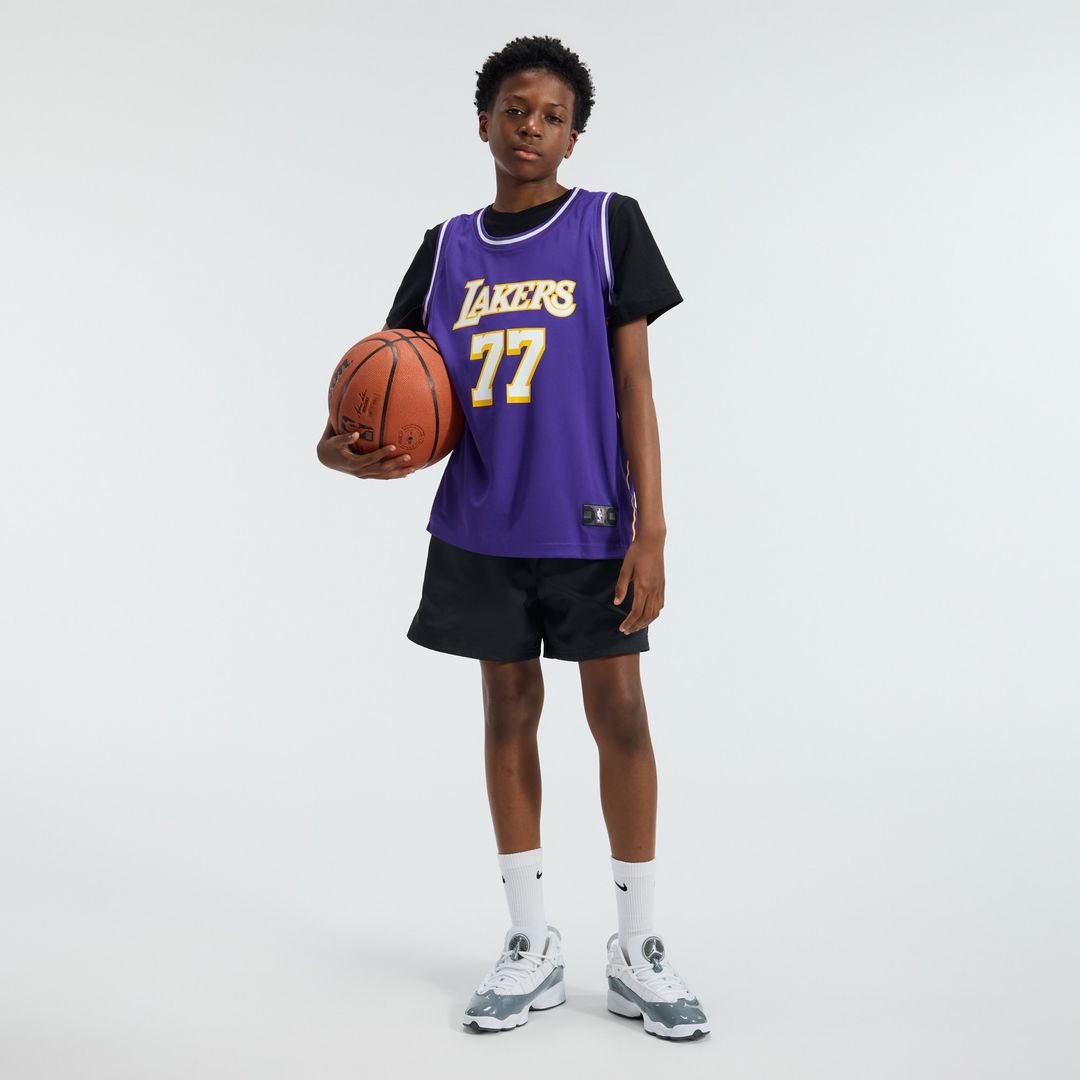 Los Angeles Lakers Luka Dončić Fanatics Youth Fast Break Jersey - Statement Edition - Purple