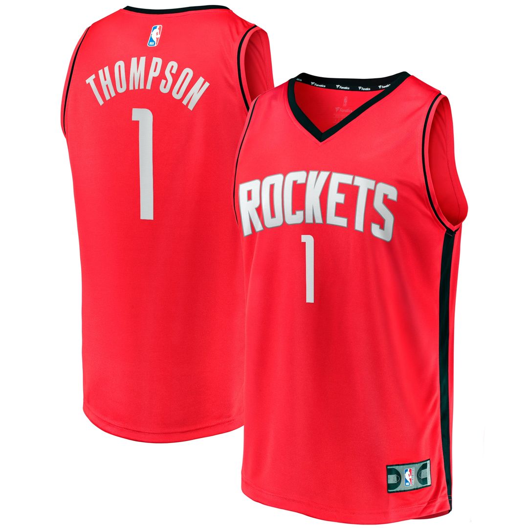 Houston Rockets Amen Thompson Fanatics Youth Fast Break Replica Jersey - Icon Edition - Red