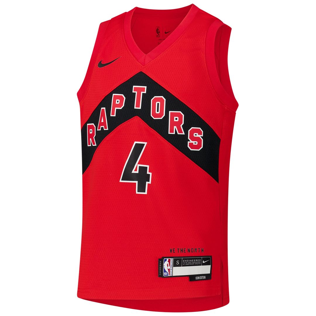 Toronto Raptors Scottie Barnes Nike Youth Swingman Jersey - Icon Edition - Red
