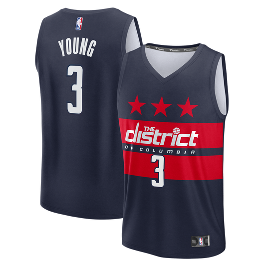 Washington Wizards Trae Young Fanatics Fast Break - Statement Edition - Navy