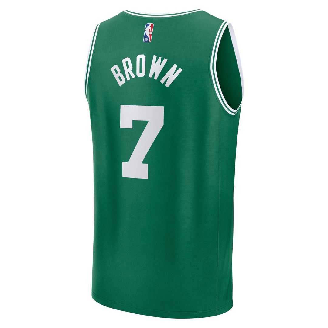 Boston Celtics Jaylen Brown Fanatics Fast Break Replica Player Jersey - Icon Edition - Kelly Green