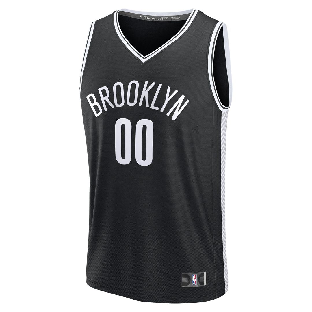 Brooklyn Nets Fanatics Fast Break Custom Jersey - Icon Edition - Black