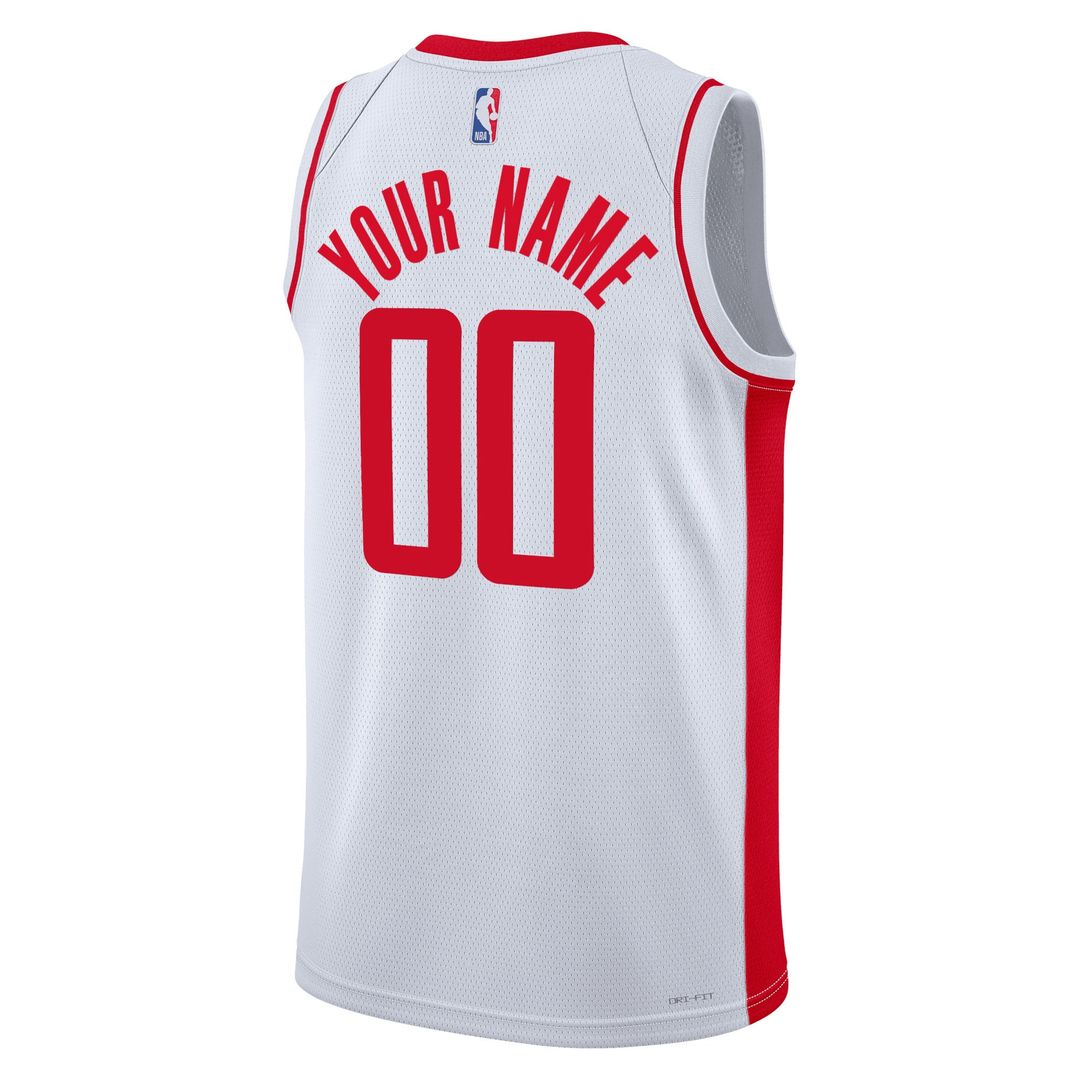 Houston Rockets Nike Unisex Swingman Custom Jersey Red - Icon Edition