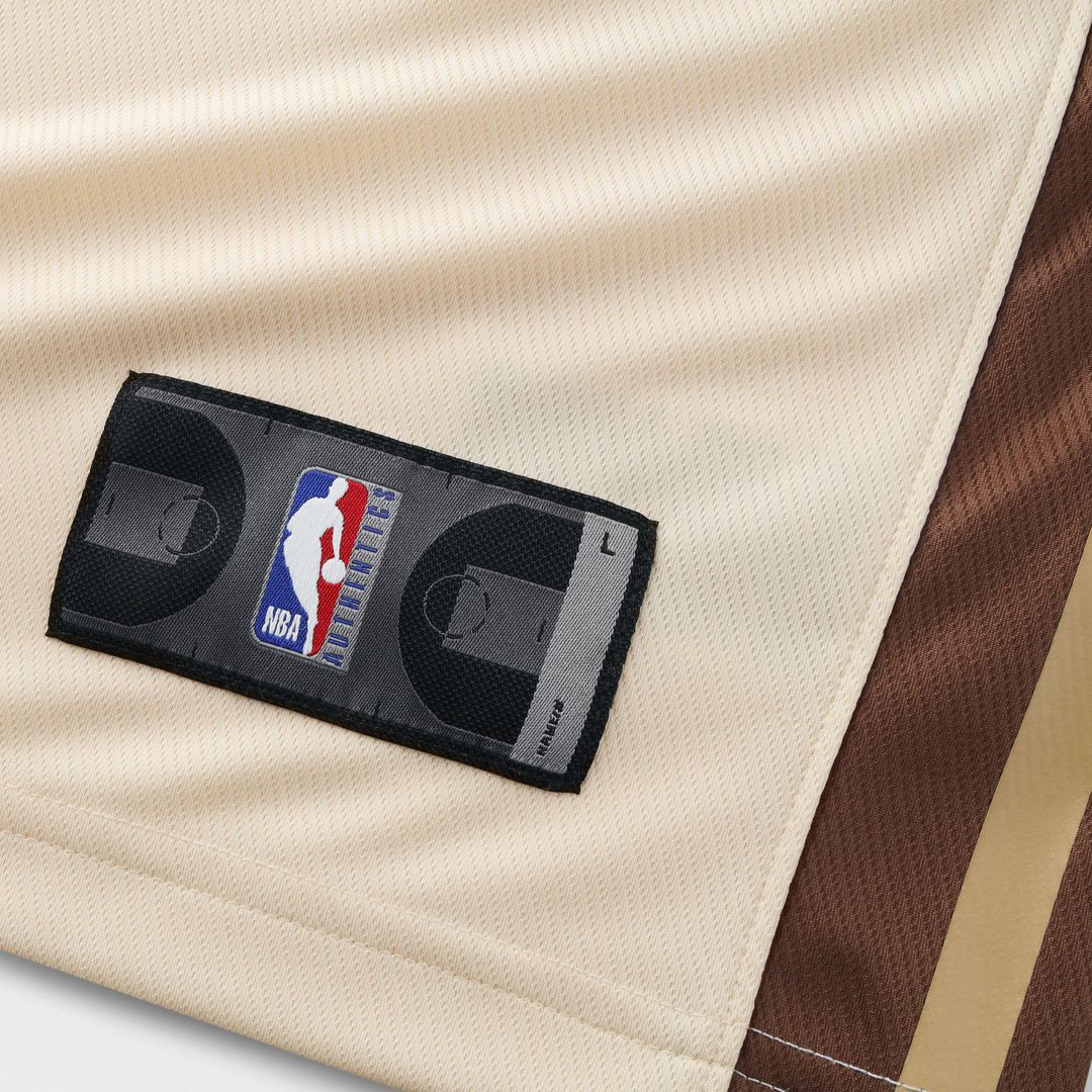 Golden State Warriors Jimmy Butler III Fanatics Youth 2025/26 City Edition Fast Break Jersey - Tan