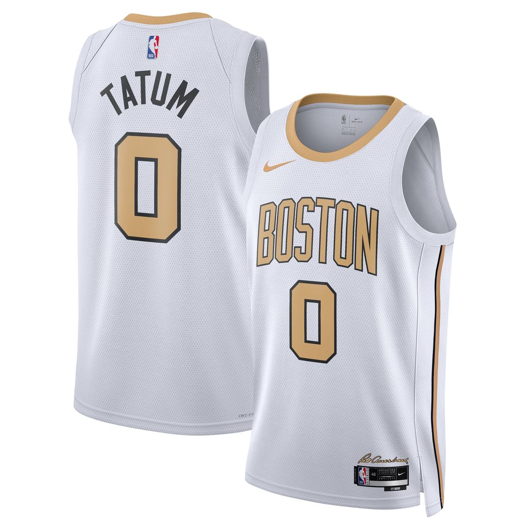 Boston Celtics Jayson Tatum Nike Unisex 2025/26 Swingman Jersey - White - City Edition