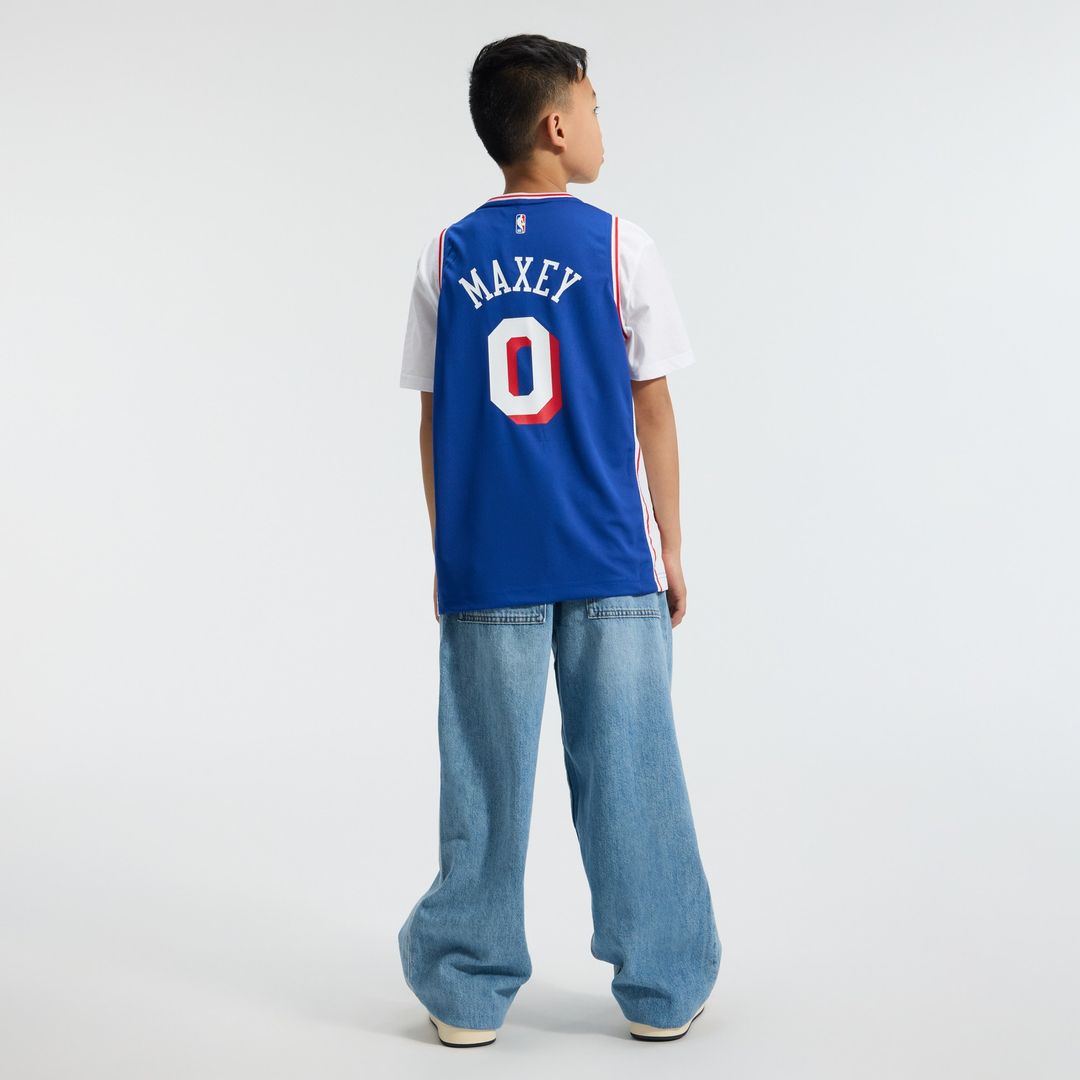 Philadelphia 76ers Tyrese Maxey Fanatics Youth Fast Break Replica Player Jersey - Icon Edition - Royal