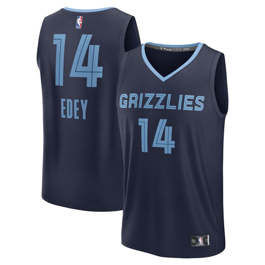 Memphis Grizzlies Zach Edey Fanatics 2024 NBA Draft Fast Break Player Jersey - Icon Edition - Navy