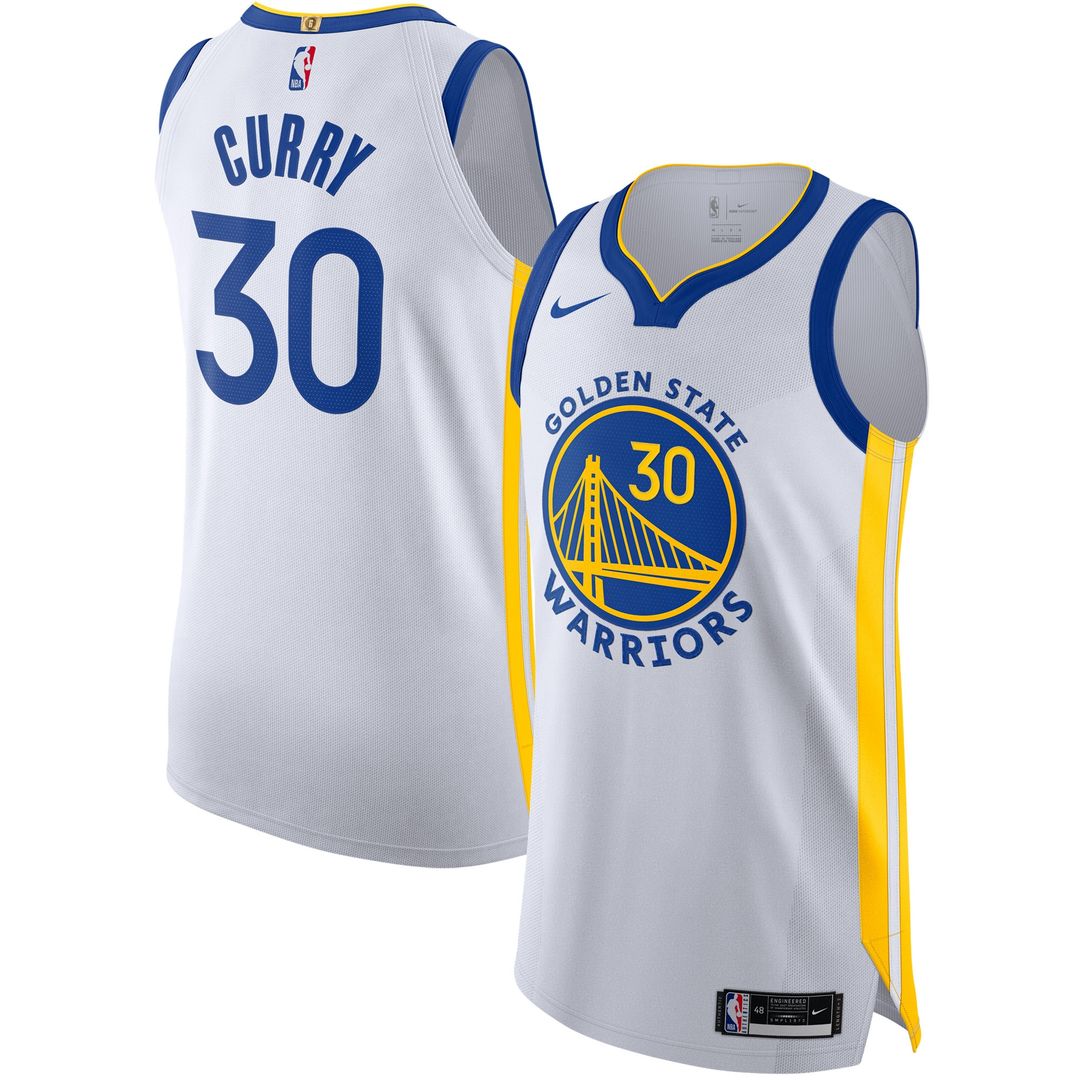 Golden State Warriors Stephen Curry Nike Authentic Jersey - Association Edition - White