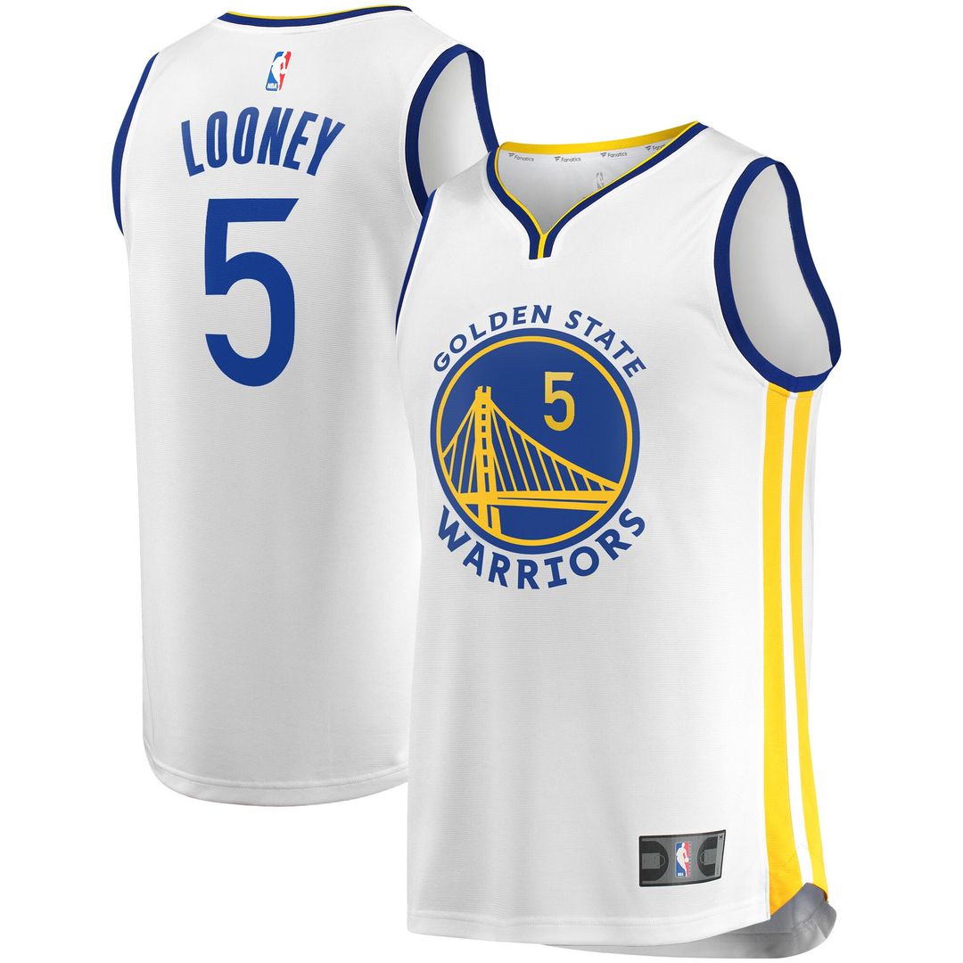 Golden State Warriors Kevon Looney Fanatics Fast Break Player Replica Jersey - Association Edition - White