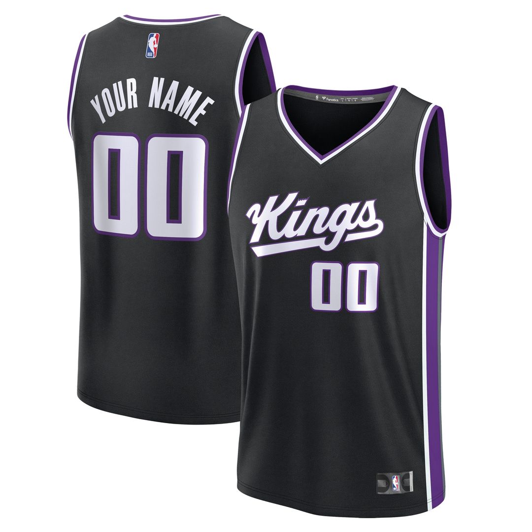 Sacramento Kings Fanatics Fast Break Custom Jersey - Association Edition - White