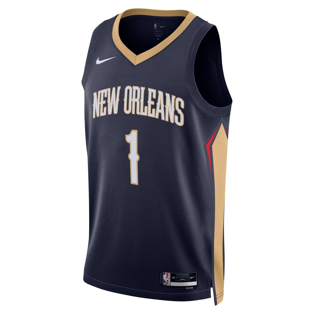 New Orleans Pelicans Zion Williamson Nike Unisex Swingman Jersey - Icon Edition - Navy