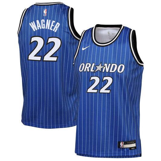 Orlando Magic Franz Wagner Nike Youth Icon Edition Swingman Jersey - Blue