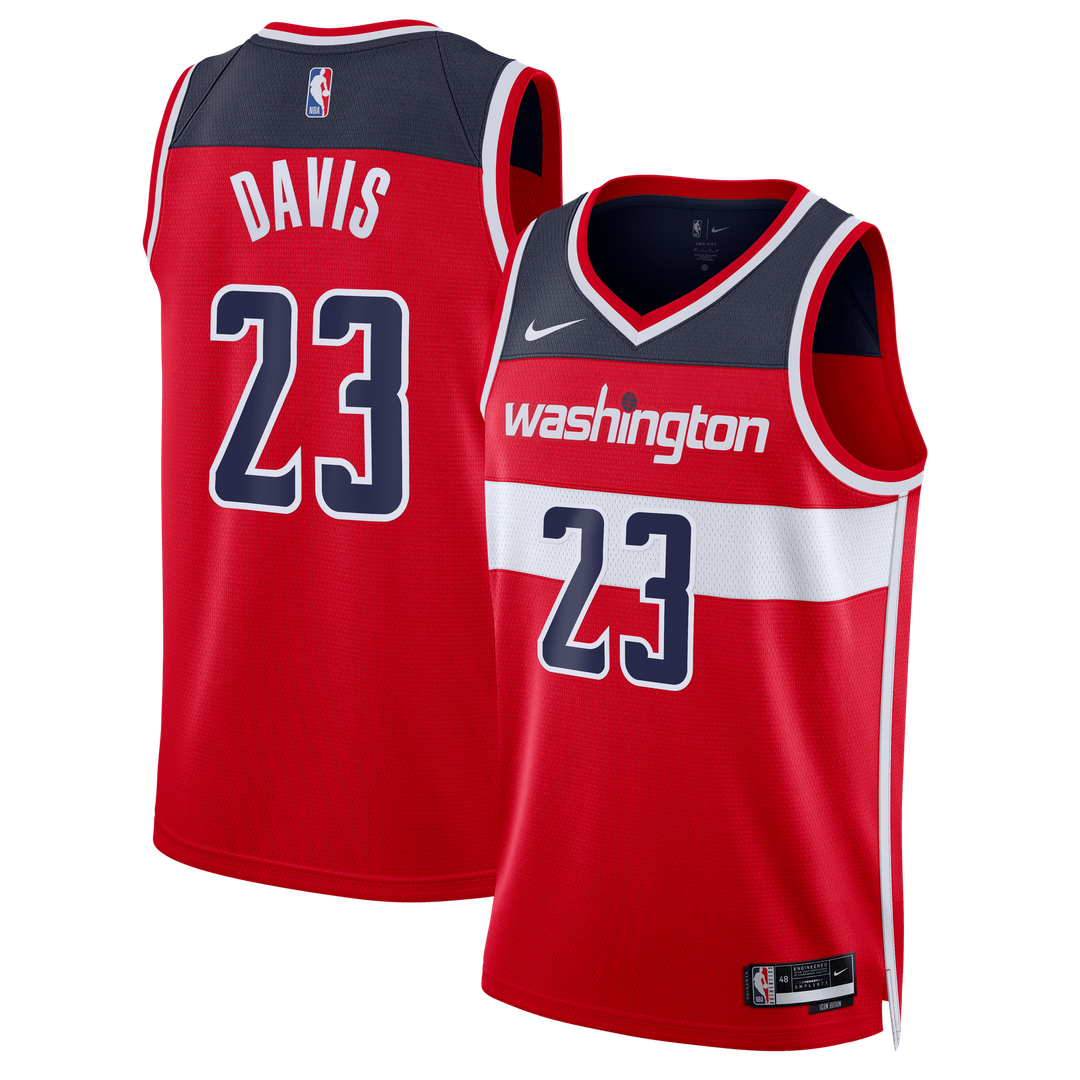 Washington Wizards Anthony Davis Nike Unisex Swingman Jersey - Icon Edition - Red