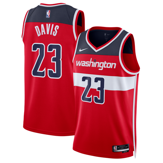 Washington Wizards Anthony Davis Nike Unisex Swingman Jersey - Icon Edition - Red