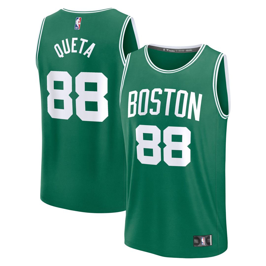 Boston Celtics Neemias Queta Fanatics Fast Break Replica Player Jersey - Icon Edition - Kelly Green