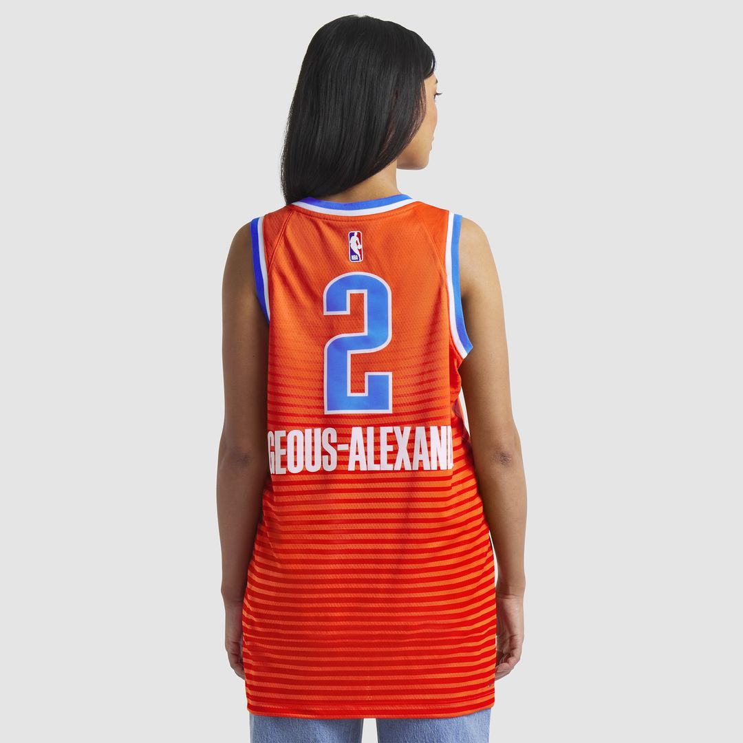 Oklahoma City Thunder Shai Gilgeous - Alexander Jordan Brand Unisex Swingman Jersey - Statement Edition - Orange