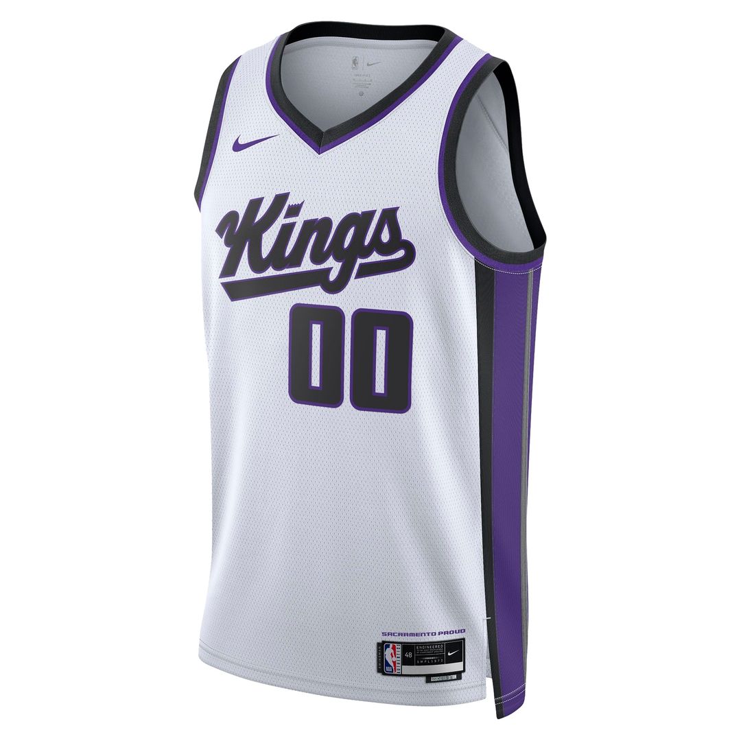 Sacramento Kings Nike Unisex Swingman Custom Jersey - Icon Edition - Black