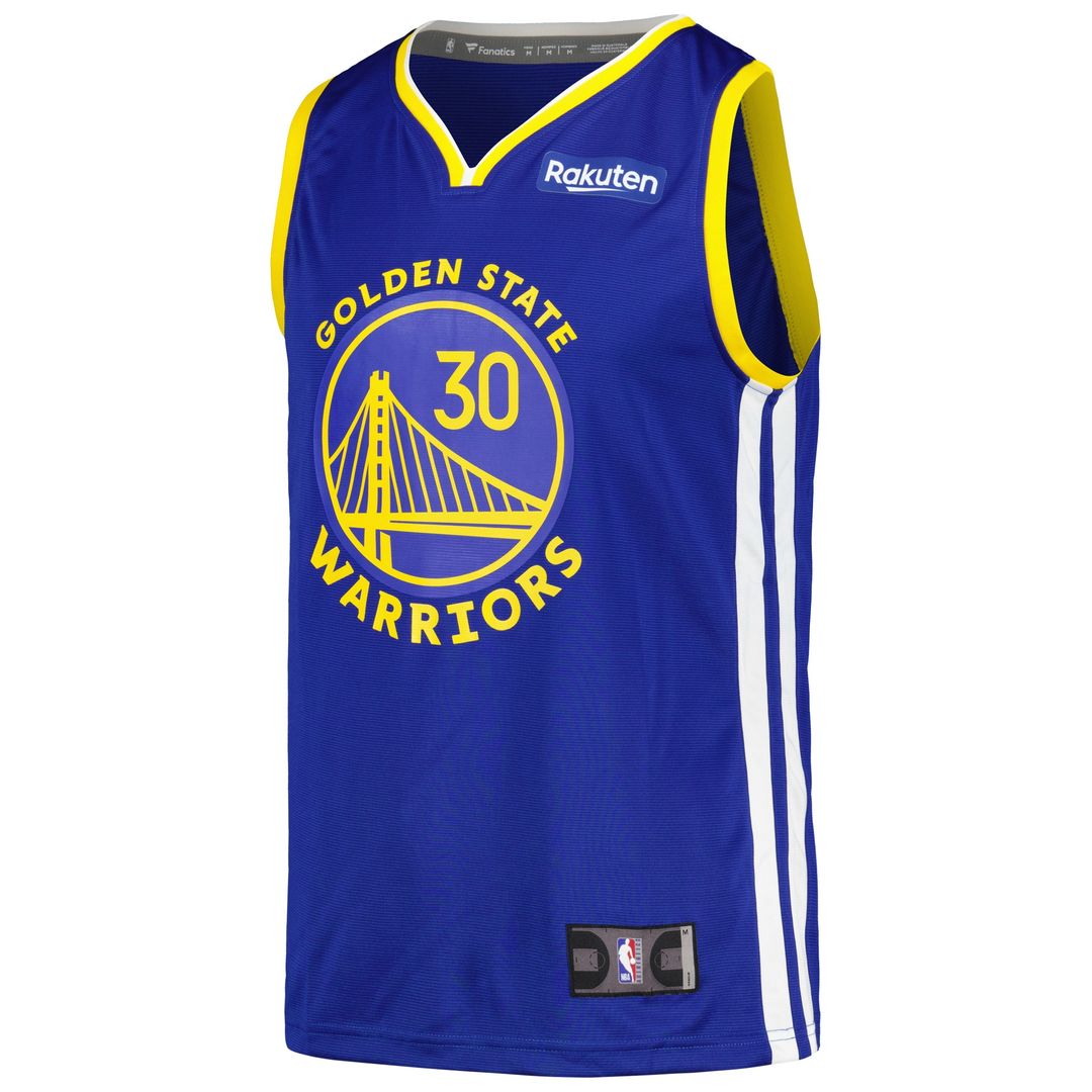 Golden State Warriors Stephen Curry Fanatics Fast Break Player Badge Jersey - Royal