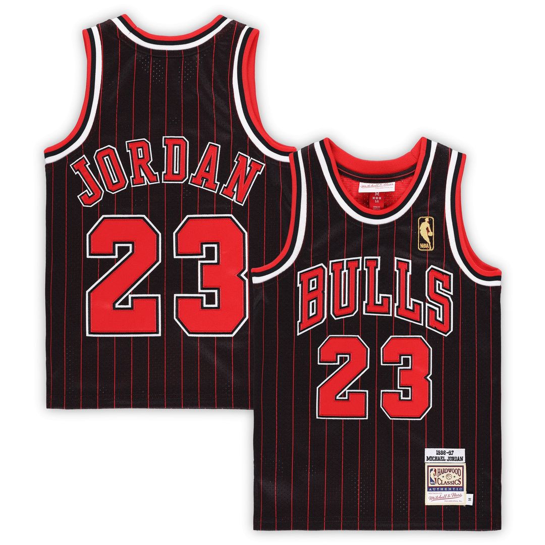 Chicago Bulls Michael Jordan Mitchell & Ness Preschool 1997/98 Hardwood Classics Authentic Jersey - White