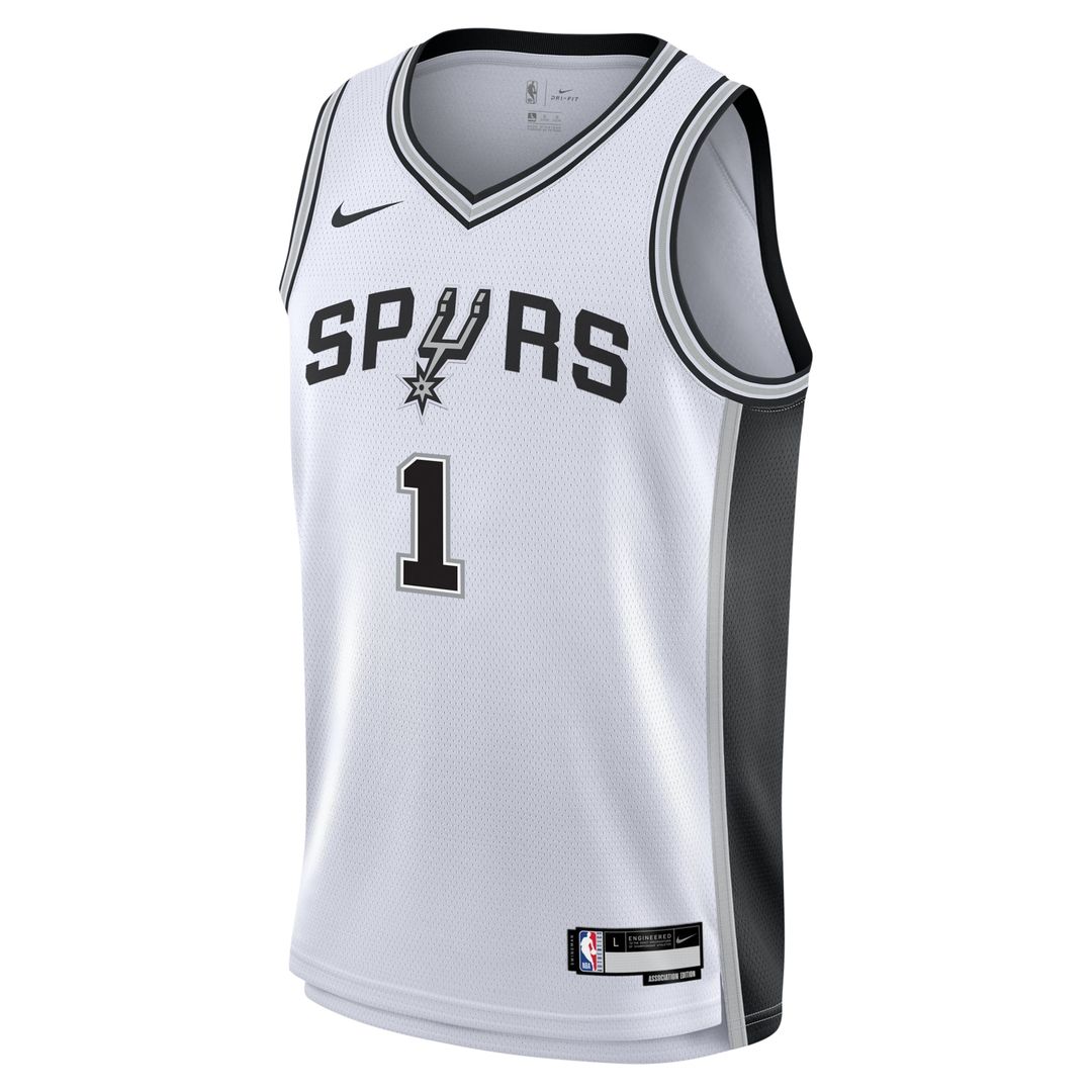 San Antonio Spurs Victor Wembanyama Nike Youth Swingman Jersey - Association Edition - White