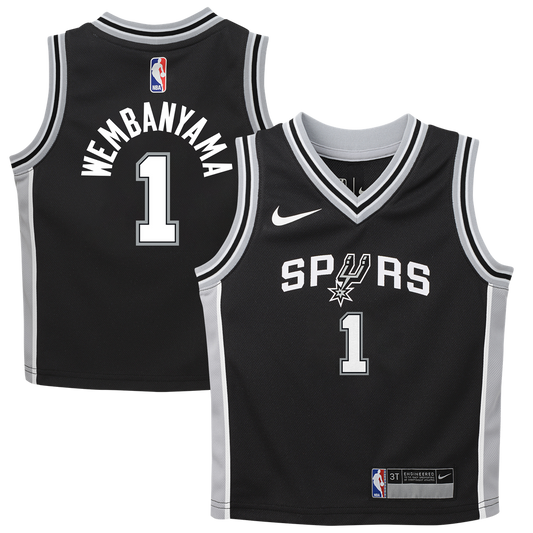 San Antonio Spurs Victor Wembanyama Nike Infant Swingman Jersey - Icon Edition - Black