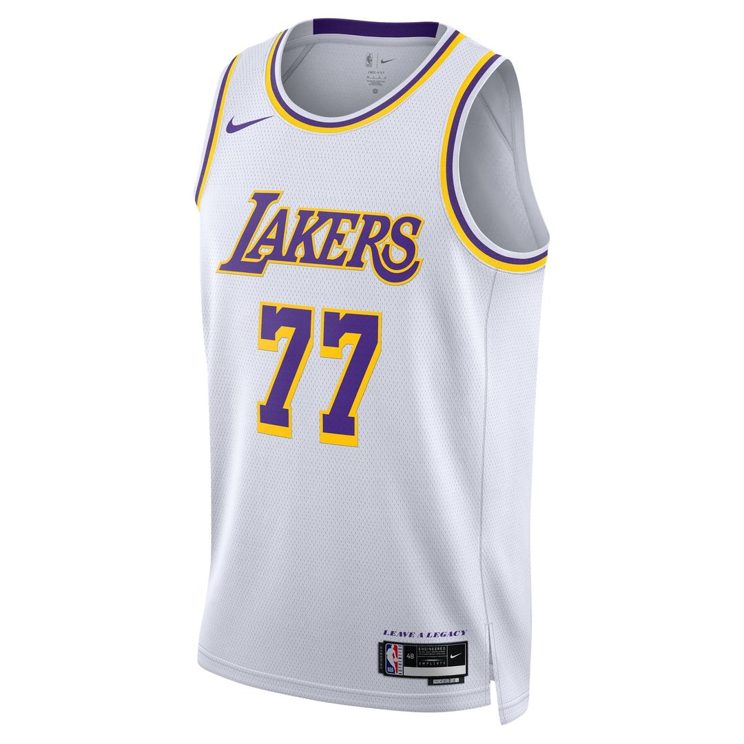 Los Angeles Lakers Luka Dončić Nike Unisex Swingman Jersey - Association Edition - White