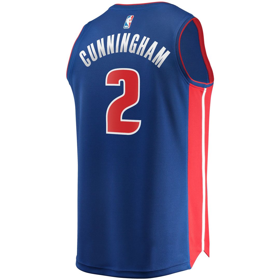 Detroit Pistons Cade Cunningham Fanatics Fast Break Replica Jersey - Icon Edition - Blue