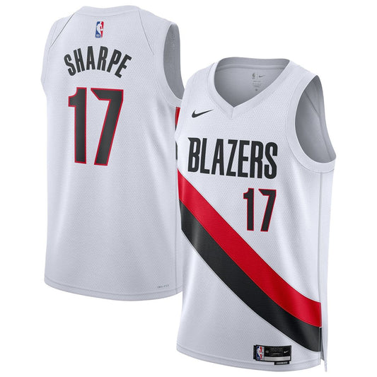 Portland Trail Blazers Shaedon Sharpe Nike Unisex Swingman Player Jersey - Association Edition - White