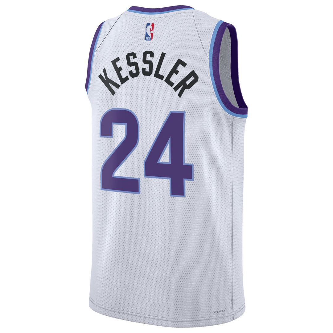 Utah Jazz Walker Kessler Nike Unisex Swingman Jersey - Association Edition - White